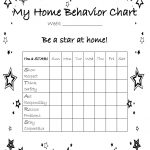 Printable Behavior Reward Chart Child Behavior Chart