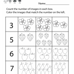 Printable Numbers Worksheet Free Kindergarten Math