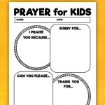 Printable Prayer Notes For Kids Children S Prayer