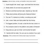 Punctuation Review Worksheet Punctuation Worksheets