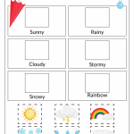 Record The Weather Writing Practice Weather Match Game