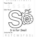 S Letter Letter S Worksheets Kindergarten Phonics