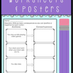 Self Control Worksheets And Posters For Impulse Control