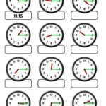 SEN Teacher Clocks Telling Time Printable Worksheet