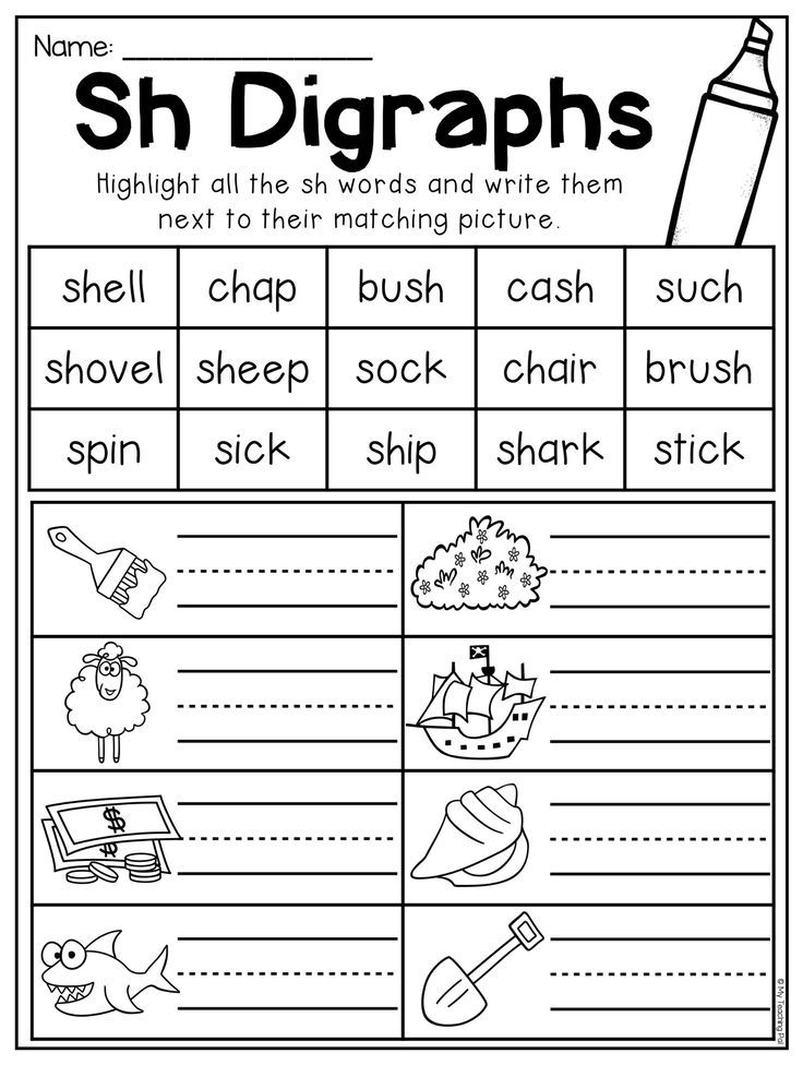 Sh Digraphs Worksheet This Packet Is Jammed Full Of 