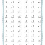 Single Digit Multiplication Worksheet Printables Free