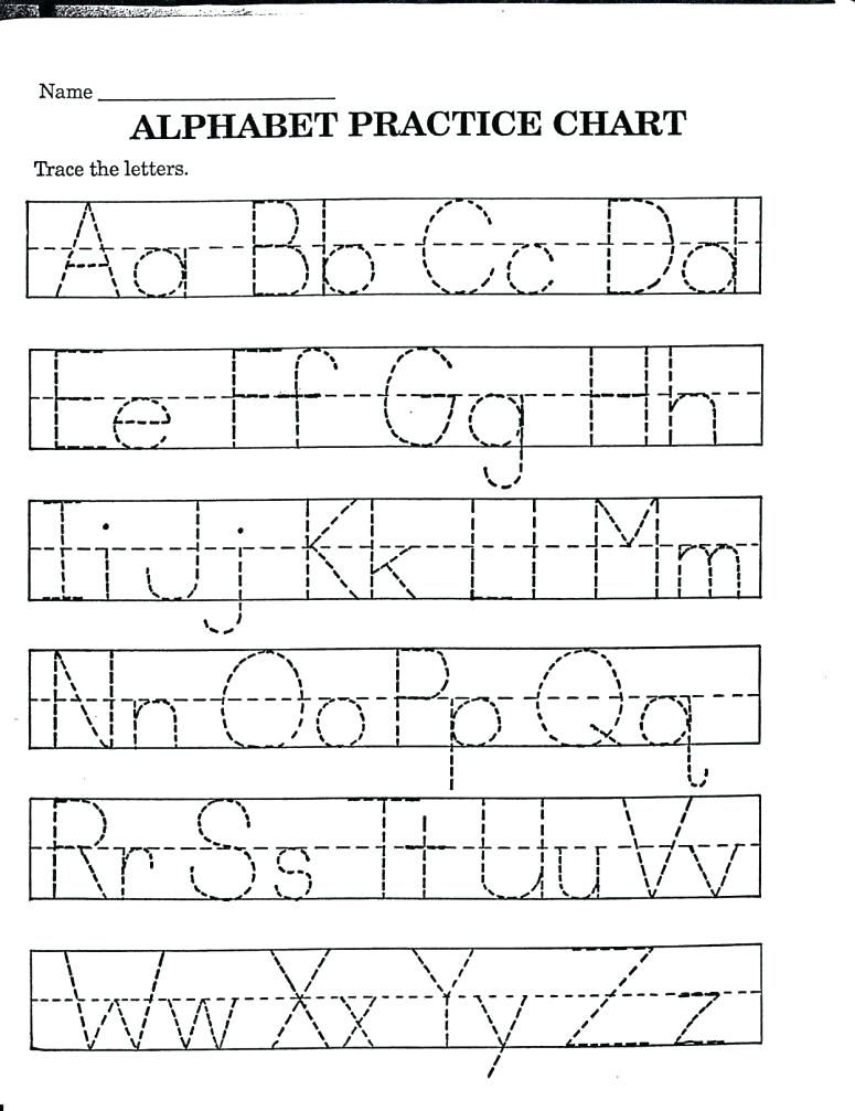 Small Size Tracing Worksheets Printable Free Lowercase