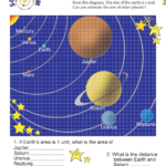 Solar System Math Worksheet For Grade 3 Free Printable