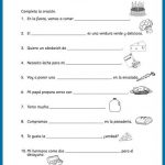 Spanish Food Vocabulary Printable Activities Spanish