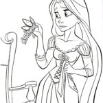 Tangled Coloring Pages Printable Activity Shelter
