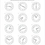 Telling Time Worksheets 2nd Grade Printable Time