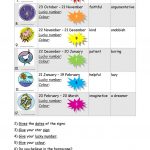 The Horoscope Worksheet Free ESL Printable Worksheets