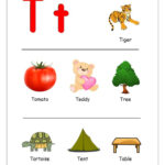Things That Start With T Alphabet Printable Worksheet