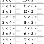 2 Times Table Worksheets To Print 2 Times Table