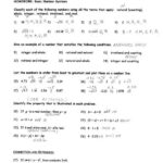 20 Classifying Numbers Worksheet Answers Worksheet From Home