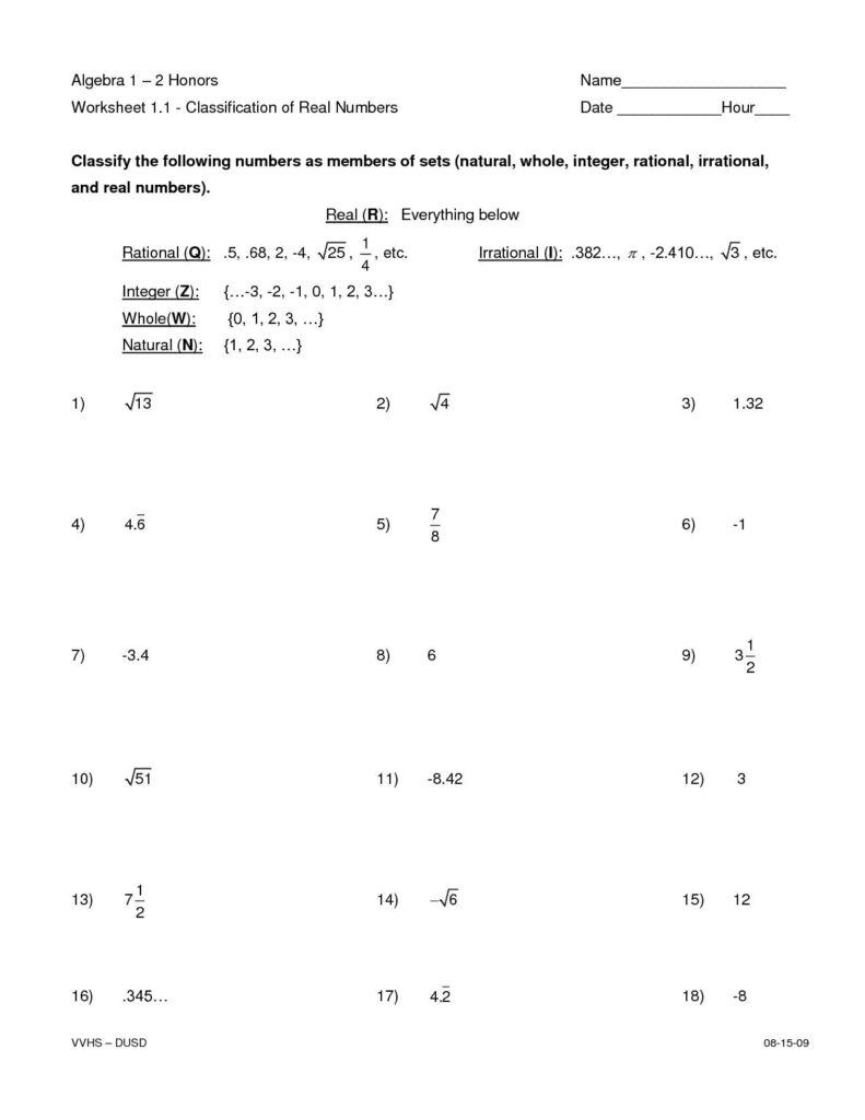 4 Adding And Subtracting Rational Numbers Worksheet 7th