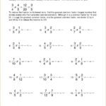 5th Grade Fraction Worksheet Fraction Worksheet Grade 5 In