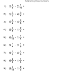 Add And Subtract Fractions With Different Denominators And