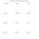 Adding Fractions With Unlike Denominators Worksheets