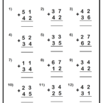 Adding Two Numbers Up To Two Digits Worksheet Turtle Diary