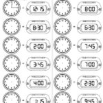 Alarm Clock Digital Telling Time Genius777 PRINTABLES