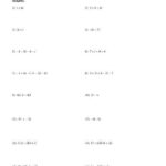 Algebra 2 Operations With Complex Numbers Worksheet