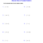 Algebra 2 Worksheets Complex Numbers Worksheets