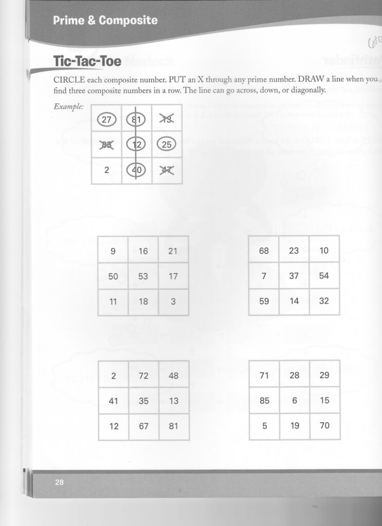 ASI Math 6th Grade 2011 2012 Prime And Composite Number 