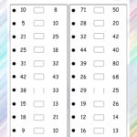 Comparing Numbers Worksheets To Print Comparing Numbers