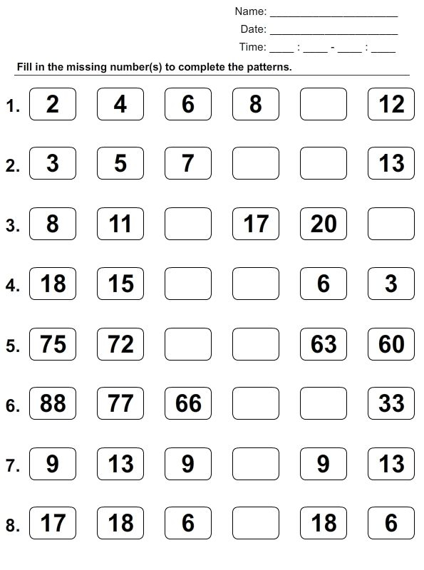 Count By 2s Worksheet Counting Worksheets Pattern 