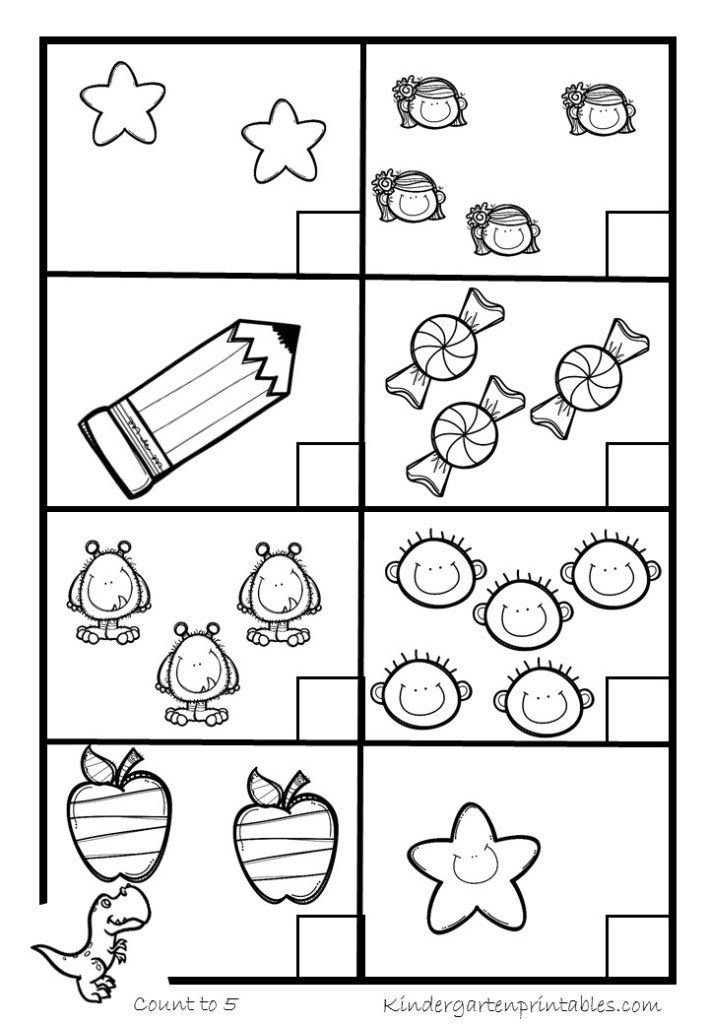 Counting Worksheets 1 5 Planilhas Pr escolares 