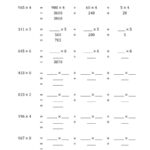 Distributive Property Of Multiplication Worksheets 3rd