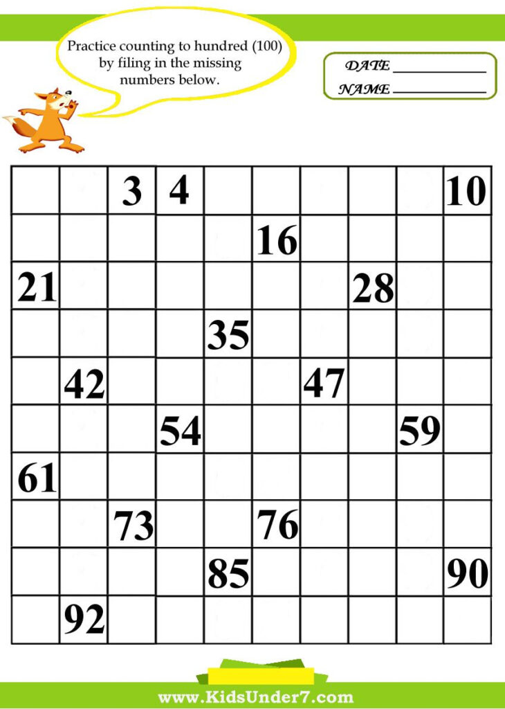 Fill In The Missing Numbers Worksheets Check Out This Set 