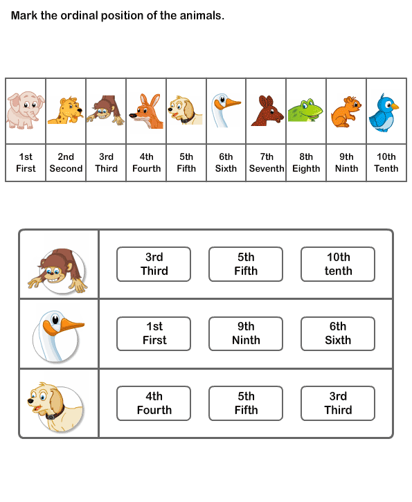 Free Ordinal Number Worksheets Print Free Worksheets