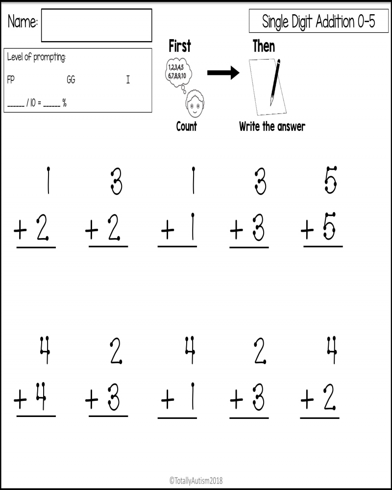 Free Printable 4th Grade Touch Math Worksheets Math 