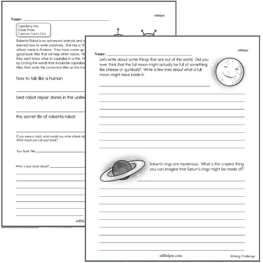 Free Printable 5th Grade Writing Worksheets Writing 
