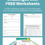 Free STEM Challenge Worksheets Stem Challenges Stem