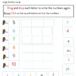 French Numbers 5 To 10 Worksheet