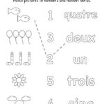 French Numbers Matching Activity 1 5 WordUnited