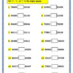Grade 3 Maths Worksheets 5 Digit Numbers 2 12 Comparing 5