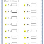Grade 4 Maths Resources 1 12 Square Numbers Printable