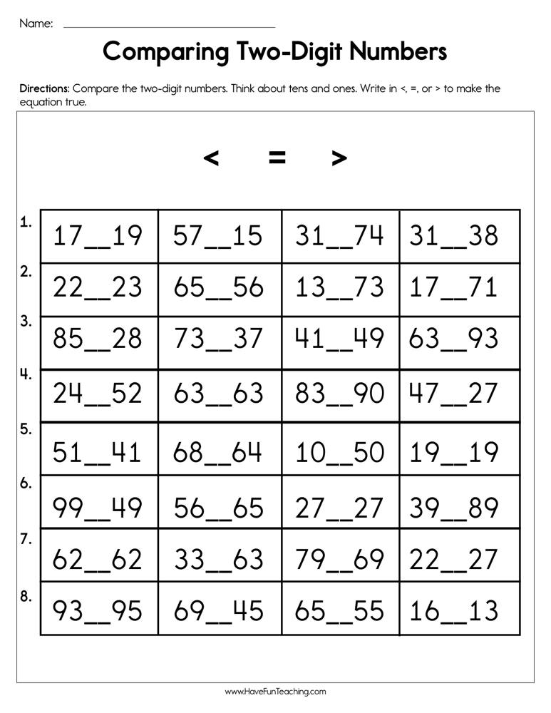 Inequalities Worksheets Have Fun Teaching