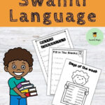 Learning Swahili As A Second Language Printable Worksheets
