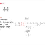 Math Example Multiplying And Dividing Complex Numbers