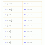 Multiplying Fractions With Whole Numbers Worksheets 5th