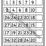 Number Patterns Worksheet 1st Grade 6 Lesson Tutor