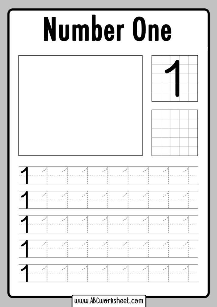 Number Tracing Worksheets