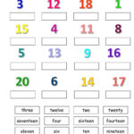 Numbers 1 20 Numbers Worksheet Pdf Ingles Para
