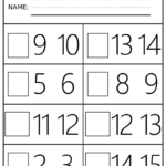 Numbers 1 20 Printable Worksheets Numbers Preschool