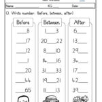 Numbers Before After And Between FREE Printable
